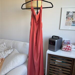 Diane Von Furstenberg Vibrant Coral Dress